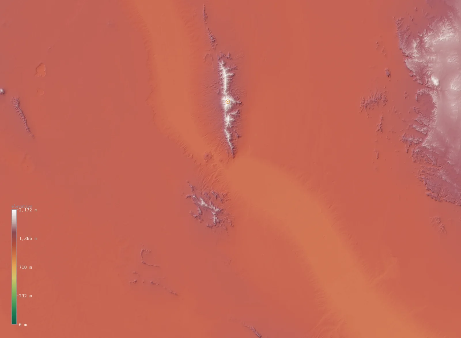 Interactive 3D elevation map of the El Paso, Texas area, from the Copernicus GLO-30 model